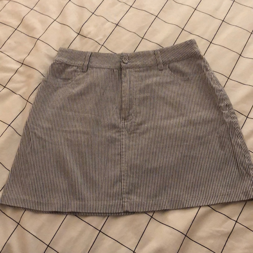 Striped forever 21 skirt